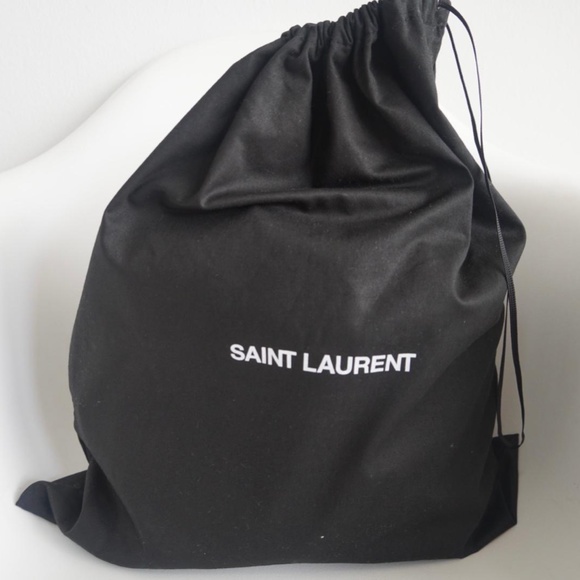 Saint Laurent Joe Quilted Black Leather Backpack in Lambskin